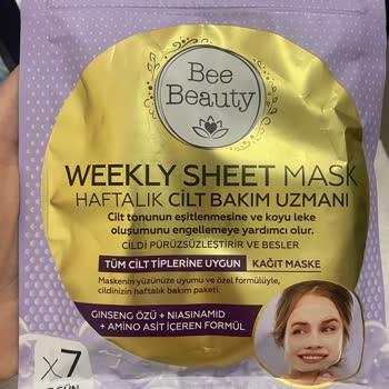 Bee Beauty Gratis Maskenin Yarısı Yok