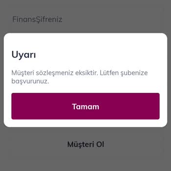 QNB Finansbank Finans Şifresiyle Giriş Yapamıyorum