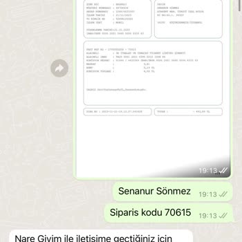 Nare Giyim Üründe Yollamıyor Paramızı Da İade Etmiyor!