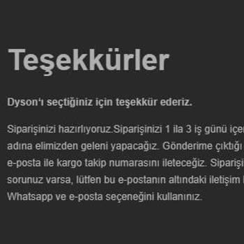 Dyson V11 Filtre Stok Sorunu