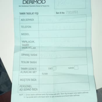 Derimod 1 Haftalık Ayakkabı 1 Aydır Tadilatta