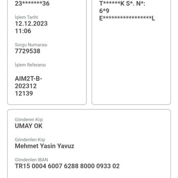 Termos Market Sahte Hesap Açmış