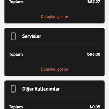 Vodafone Servisler Ücret Kesintisi