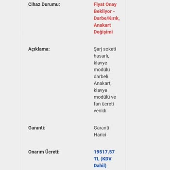 Huawei Laptop Şarj Soketi Sorununa Yüksek Fiyatlı Onarım Teklifi