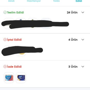 A101 Siparişlerini Eksik Ve Yanlış Göndermesi Ve İlgisizlikleri