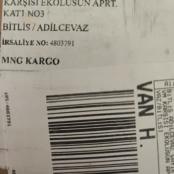 MNG Kargo Yanlış Teslimat Ve Yanlış Bilgi