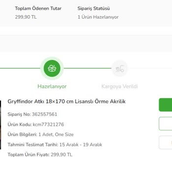 ÇiçekSepeti Sipariş İptali Ve Ücret İadesi