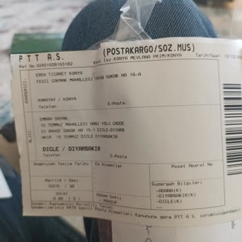 PTT Kargo Kargom Teslim Edilmedi Adrese