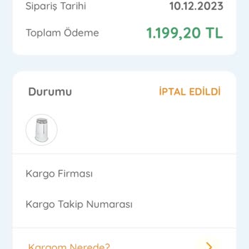 Ebebek Bilgim Ve Onayım Olmadan, Aldığım Ürünümü İptal Etti