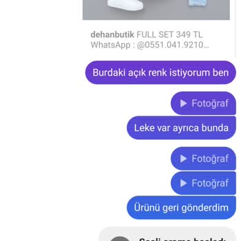 Dehanbutik (Instagram) Yanlış Ve Kusurlu Ürün Hayal Kırıklığı