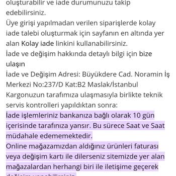 Wesse Watches Saat Ve Saat İade Problemi