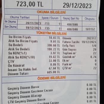 İBB - İstanbul Büyükşehir Belediyesi Atık Su Bedeli