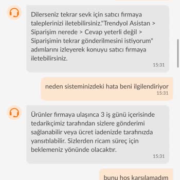 Trendyol Ürün Gelmedi Ve Sorumsuzluk