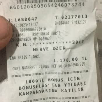 Merve Özen Ürün İadesi İçin Cayma Hakkımı Kullanmak İstiyorum.
