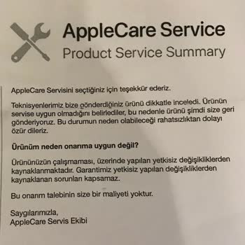 Apple Sağlam Telefona Hasar Verip Bana Geri Gönderdi