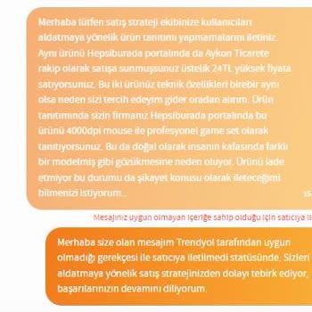 Trendyol Aldatıcı Ürün Tanıtımı Ve Sansür