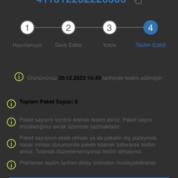Horoz Lojistik Kargo Teslim Edilmedi