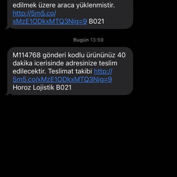 Horoz Lojistik Kargo Teslim Edilmedi