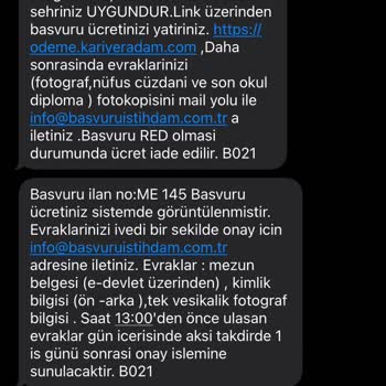 Teşvik Programı PTT Alım İlanı Şikayeti