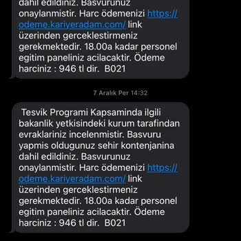 Teşvik Programı PTT Alım İlanı Şikayeti