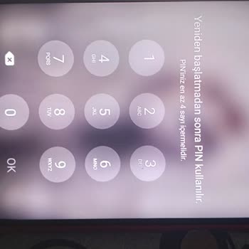 Samsung Telefon Yeniden Başlatıldıktan Sonra Telefon Pin Ne