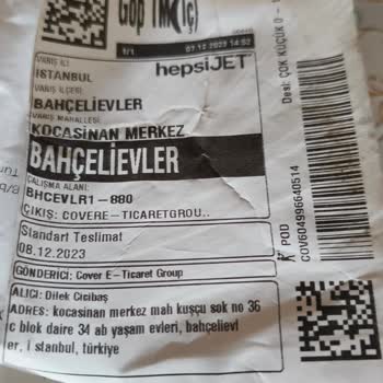 hepsiJET Drimsey Ve Hepsijet Kargo - Şikayetvar
