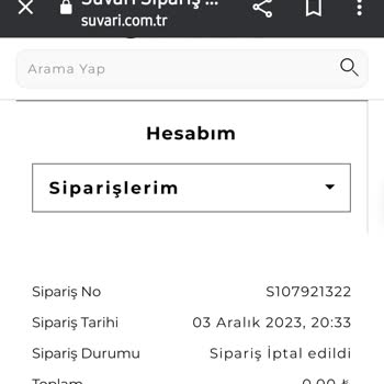 Süvari İptal Edile Bedeli Geri Ödemiyor