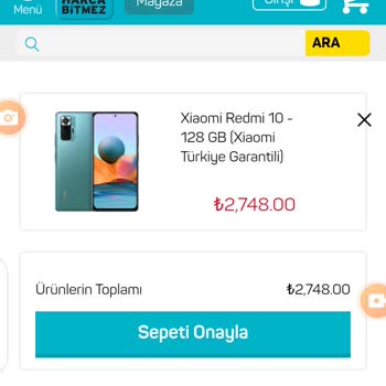 A101'de Kaybolan Siparişim Ve Çekilen Ücret