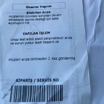 Hepsiburada Tekrarlayan Arıza Ve Servis Sorunu!