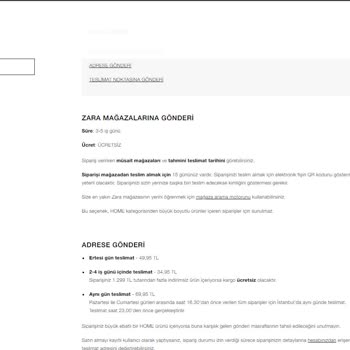 Zara Yanlış Ürün Verilmesi Ve Geri İade Adına Bir Şeyler Yapılmaması