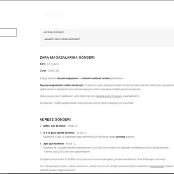 Zara Yanlış Ürün Verilmesi Ve Geri İade Adına Bir Şeyler Yapılmaması