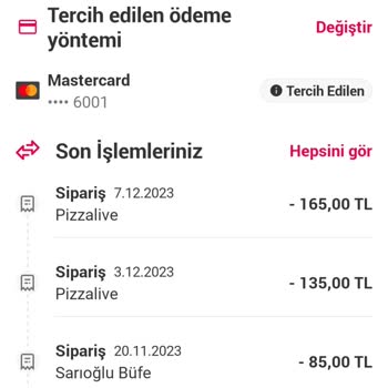 Yemeksepeti Sipariş İptali Para İadesi