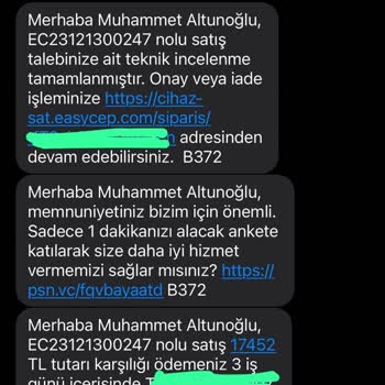 EasyCep Param Hesabıma Ödenmedi