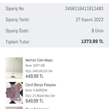 Madame Coco Eksik Ürün Gönderdi