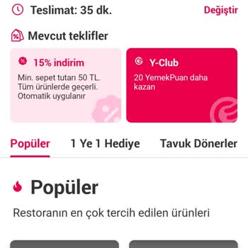 Yemeksepeti Fiyat Yanıltması. İle