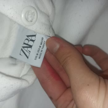 Zara Yeni Alınan Sweatshirt'ün Makinede Yıpranması
