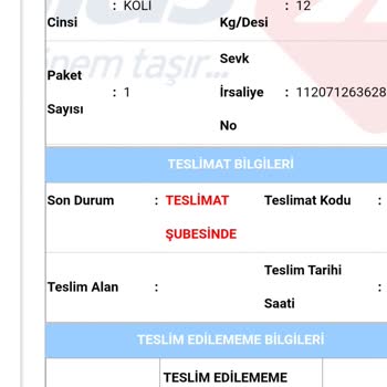 Aras Kargo Klasik Niobe Şubesi