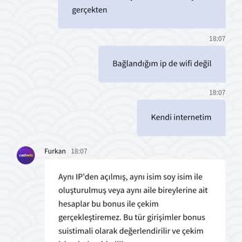 Cashwin Parayı Ödemeyip Hesabımı Kapattı