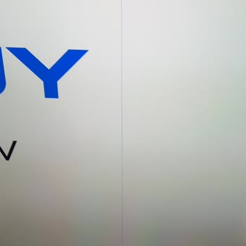 Sunny Televizyon Görüntü Mavi Çizgi