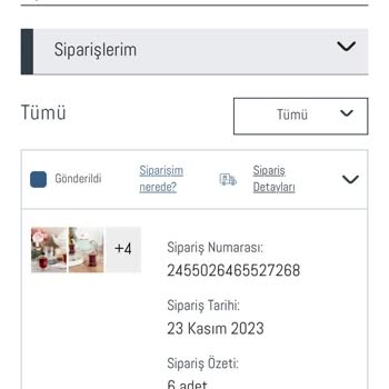 Madame Coco Eksik Sipariş Teslimi