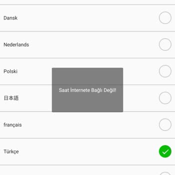 Wiky Watch Saat Wİ-Fİ'ye Bağlanılamıyor Sürekli Saati Wi-Fi Ye Bağlayın Yazıyor