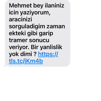 0548 823 62 78'den Gelen Asılsız SMS