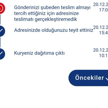 Aras Kargo Kargom Teslimat Şubesinde Adresime Teslim Edilmedi.