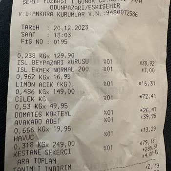 Çağdaş Marketler Zincirindeki Kurtlu Beypazarı Kurusu