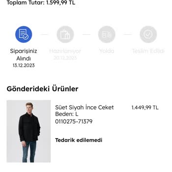 Mavi Online Alışverişte Ürün Tedarik Edilemiyor.