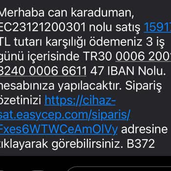 EasyCep Paramı Ödemiyor, Telefonumu İade Etmiyor.