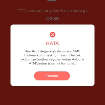 Tosla Tuşla Uygulamasına Giriş Yapmıyorum