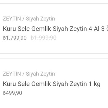 Kavlak Zeytin Fiyat Hatası, Hatalı Bilgilendirme