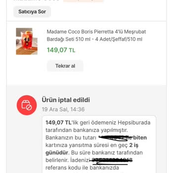 Madame Coco Online Alışveriş Sitesinde Sipariş İptali Ve Tedarik Sorunu