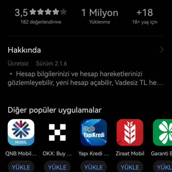 Huawei Telefonlarda Enpara Uygulaması Güncelleme Sorunu
